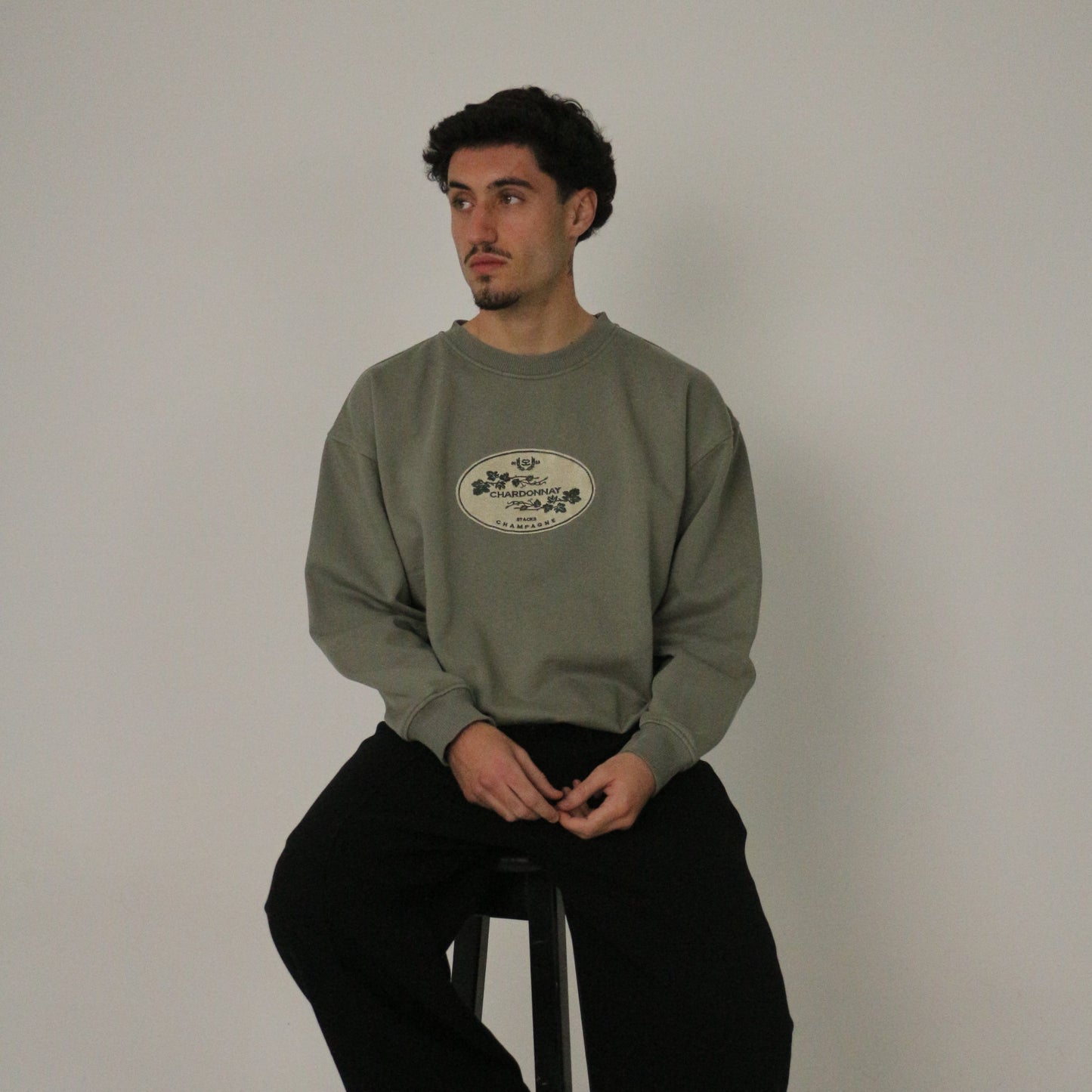 Olive Green Crewneck