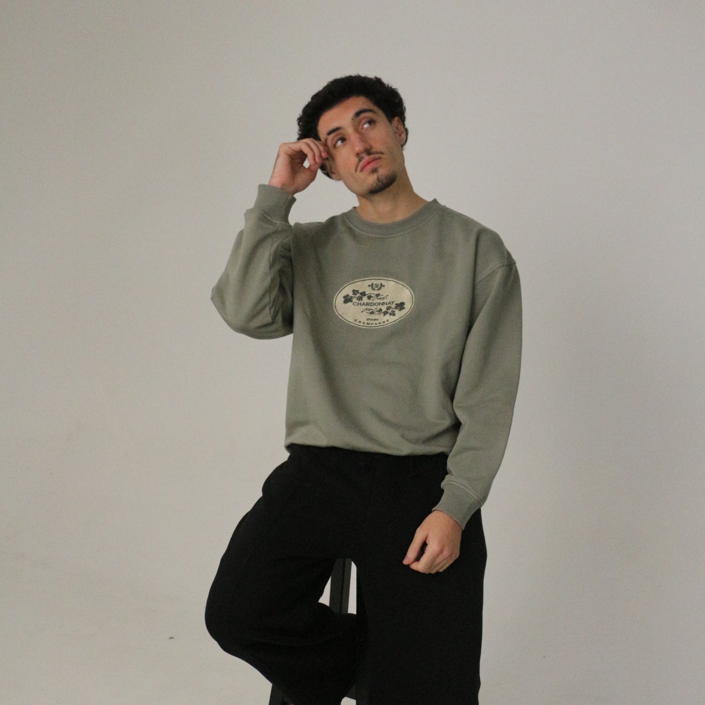 Olive Green Crewneck
