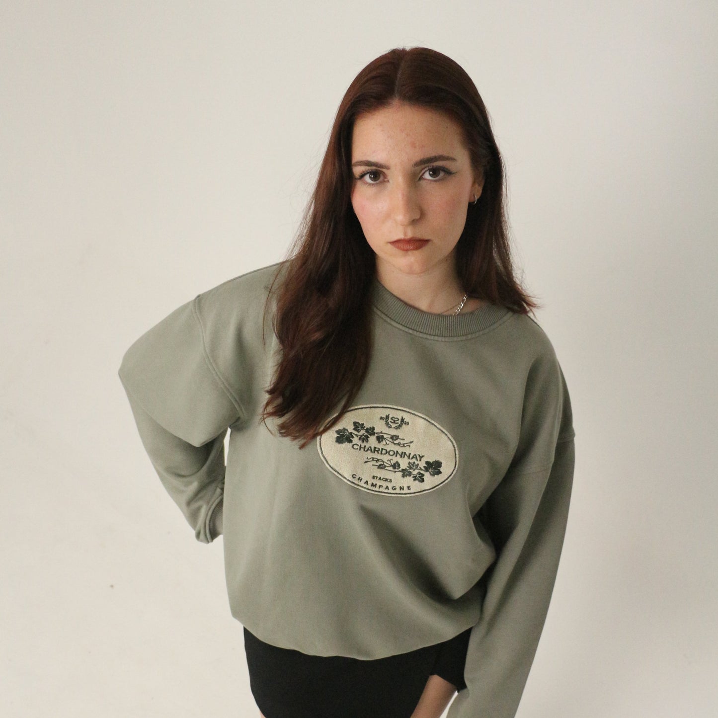 Olive Green Crewneck