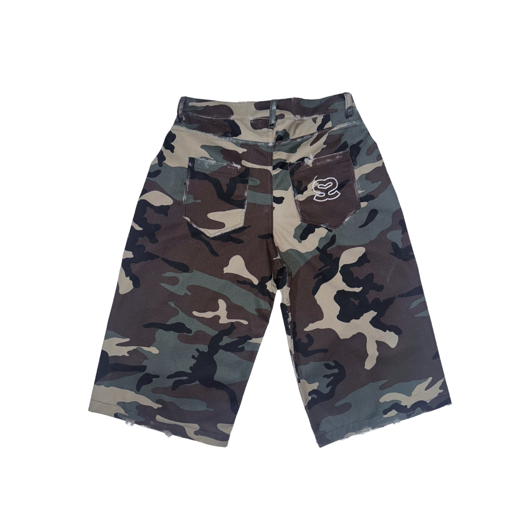 Camo Jorts