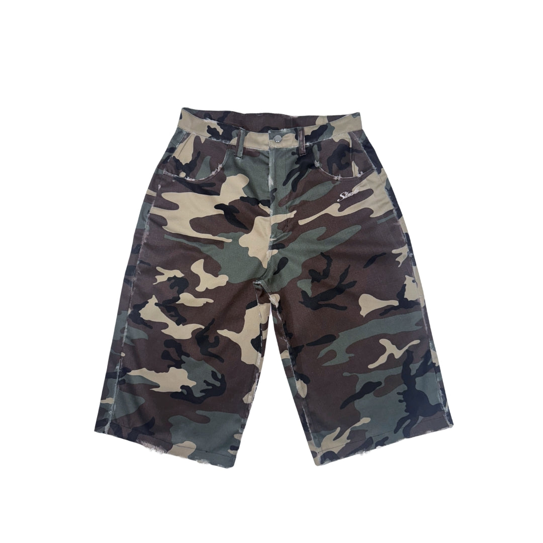 Camo Jorts